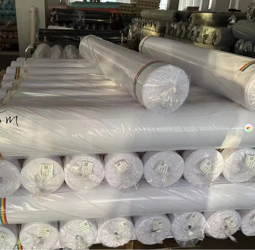 600D牛津布PU白色数码印花6*6PU布9*6PU箱包布印花布布袋材料箱包